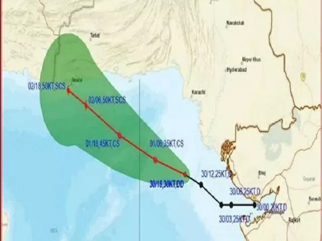 Cyclone Shaheen track, Source: IMD