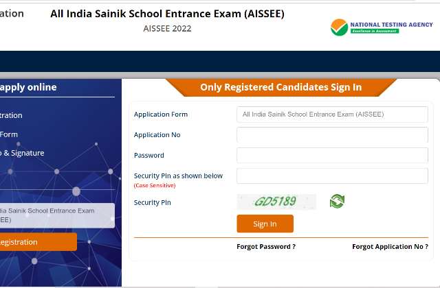 AISSEE 2022 Sainik School Admission Entrance Exam To Be Held On 9th 