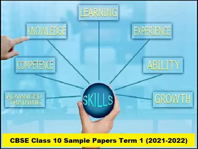 CBSE Class 10 Skill Subjects Sample Papers for Term 1 Exam 2021-22