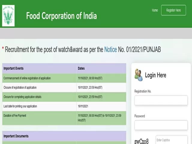 FCI Haryana