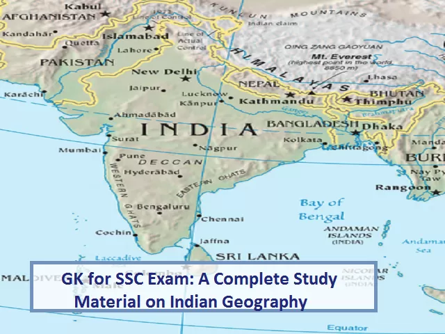 A Complete Study Material on Indian Geography