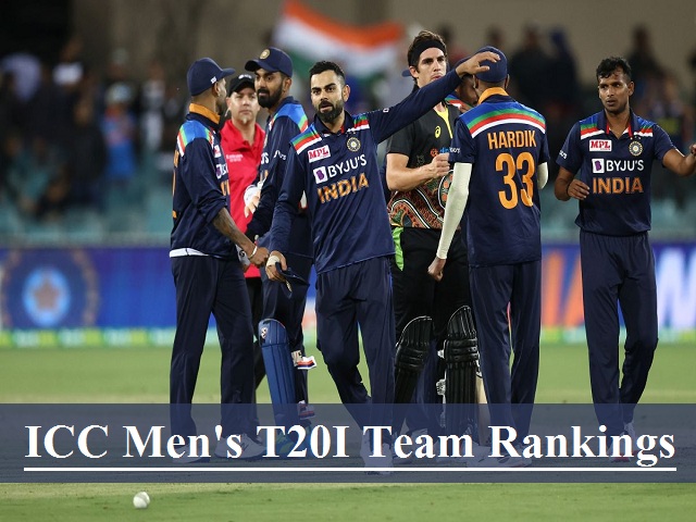 Icc मेन्स T20i टीम रैंकिंग इंग्लैंड भारत पाकिस्तान न्यूजीलैंड दक्षिण अफ्रीका और अधिक के 8494