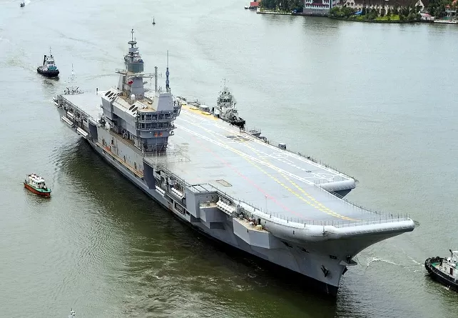 Indigenous aircraft carrier Vikrant sails out for second sea trials