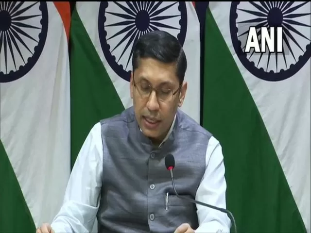 Ministry of External Affairs Spokesperson Arindam Bagchi, Source: ANI