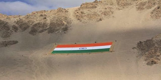 World's largest Khadi national flag inaugurated in Leh