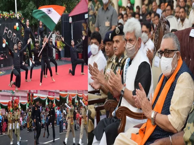 Retreat Ceremony, Octroi Post, Jammu, Twitter/Office of LG J&K