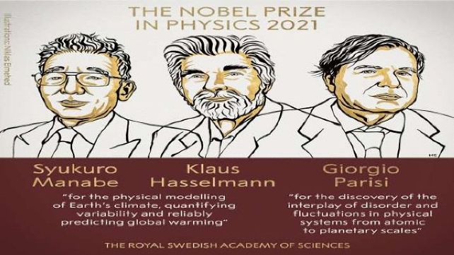 Nobel Prize in Physics 2021: Manabe, Hasselmann and Parisi declared winners