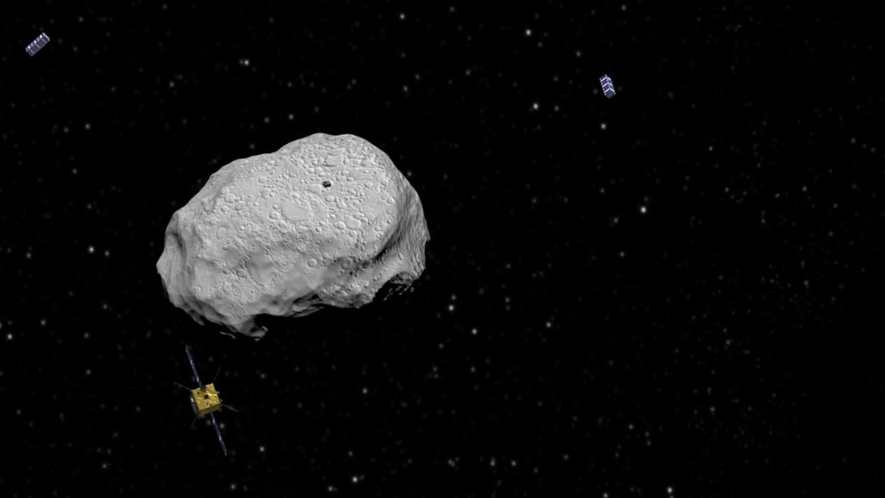Asteroid between Mars and Jupiter
