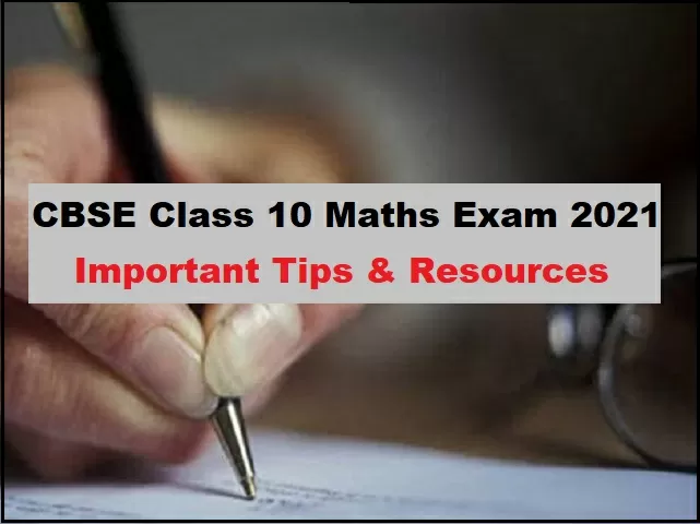 CBSE Class 10 Maths Important Tips and Resources for Term 1 Exam 2021-22
