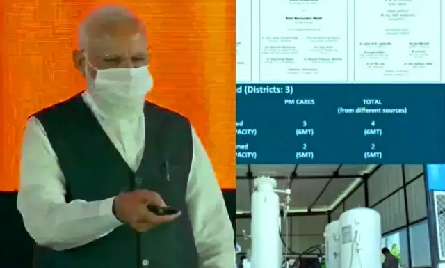 PM Narendra Modi dedicates 35 PSA oxygen plants to nation