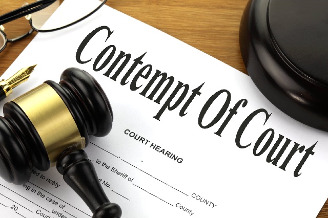 How To Sue For Contempt Of Court