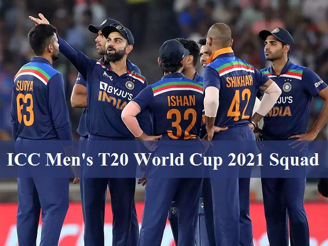 T20 World Cup 2021 Check Team Squads Of India Pakistan Afghanistan