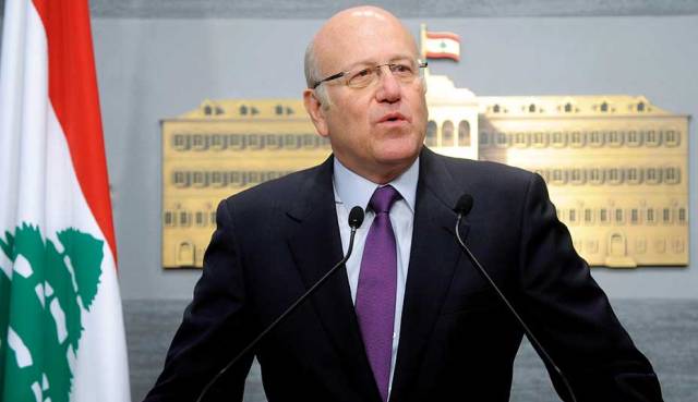 Lebanon PM Najib Mikati announces new Lebanese government amid economic crisis