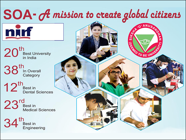 NIRF Ranking: SOA Retains Top University Position in Odisha