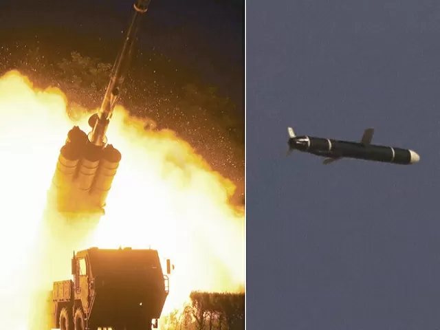 North Korea test-fires long-range cruise missiles despite US sanctions, Source: Korean Central News Agency
