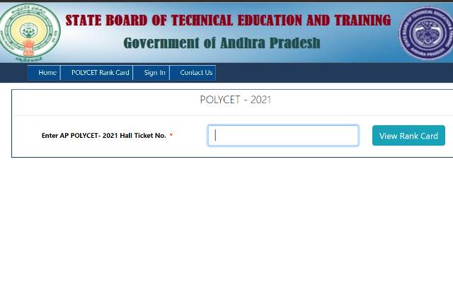 AP POLYCET Result 2021 