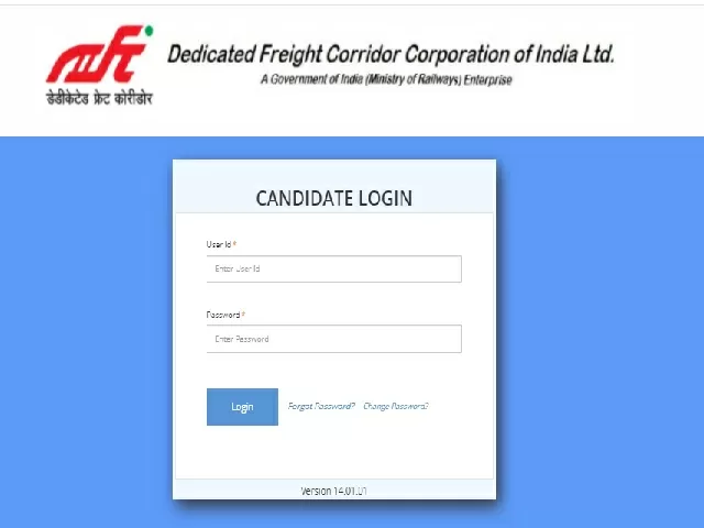 DFCCIL Admit Card