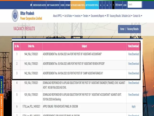 UPPCL Recruitment 2021