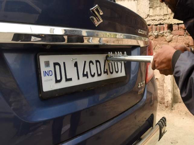 BH number plates