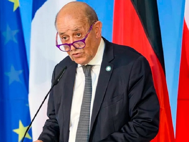 French Foreign Minister Jean-Yves Le Drian, Source: AP