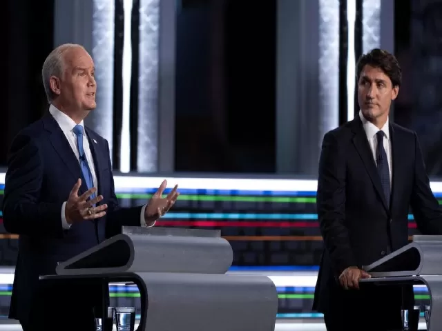Erin O'Toole vs Justin Trudeau 