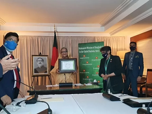 Bangladesh PM Sheikh Hasina honoured with SDG Progress award 