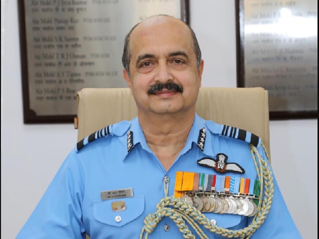 Air Chief Marshal VR Chaudhari takes charge as new Chief of Indian Air Force