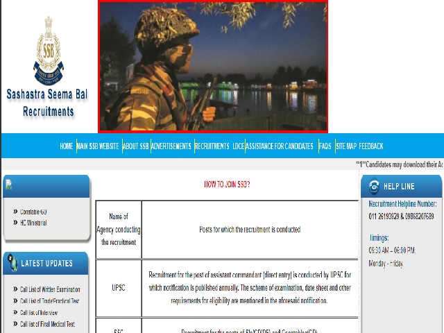 SSB Recruitment 2021: Walk-In for 51 GDMOs and Specialist Posts, Salary upto 80,000/-