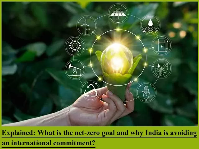 Explained: What is the net-zero goal and why India is avoiding an international commitment?