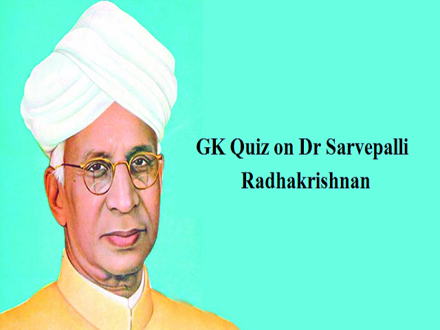 Dr. Sarvepalli Radhakrishnan