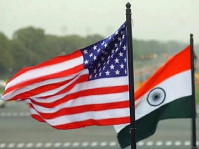 India-US Flags, Source: ANI