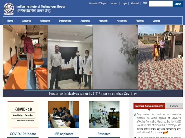 IIT Ropar Recruitment 2021