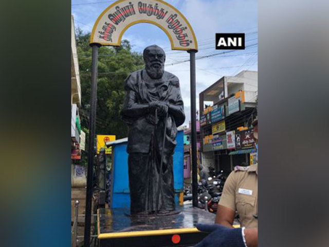 E V Ramasamy Periyar statue, Source: ANI