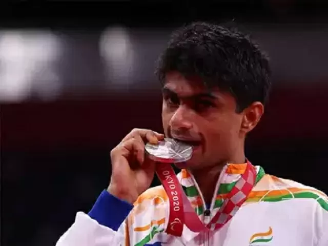 Suhas Yathiraj at Tokyo 2020 Paralympics Games, Source: Reuters