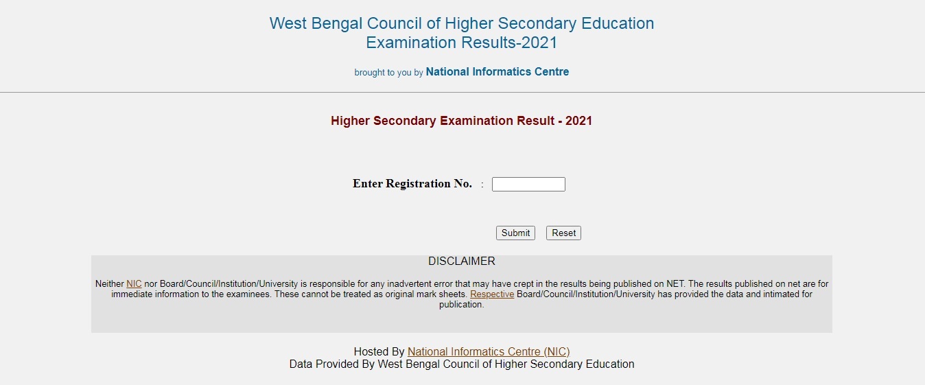West Bengal HS (12th) Result 2022