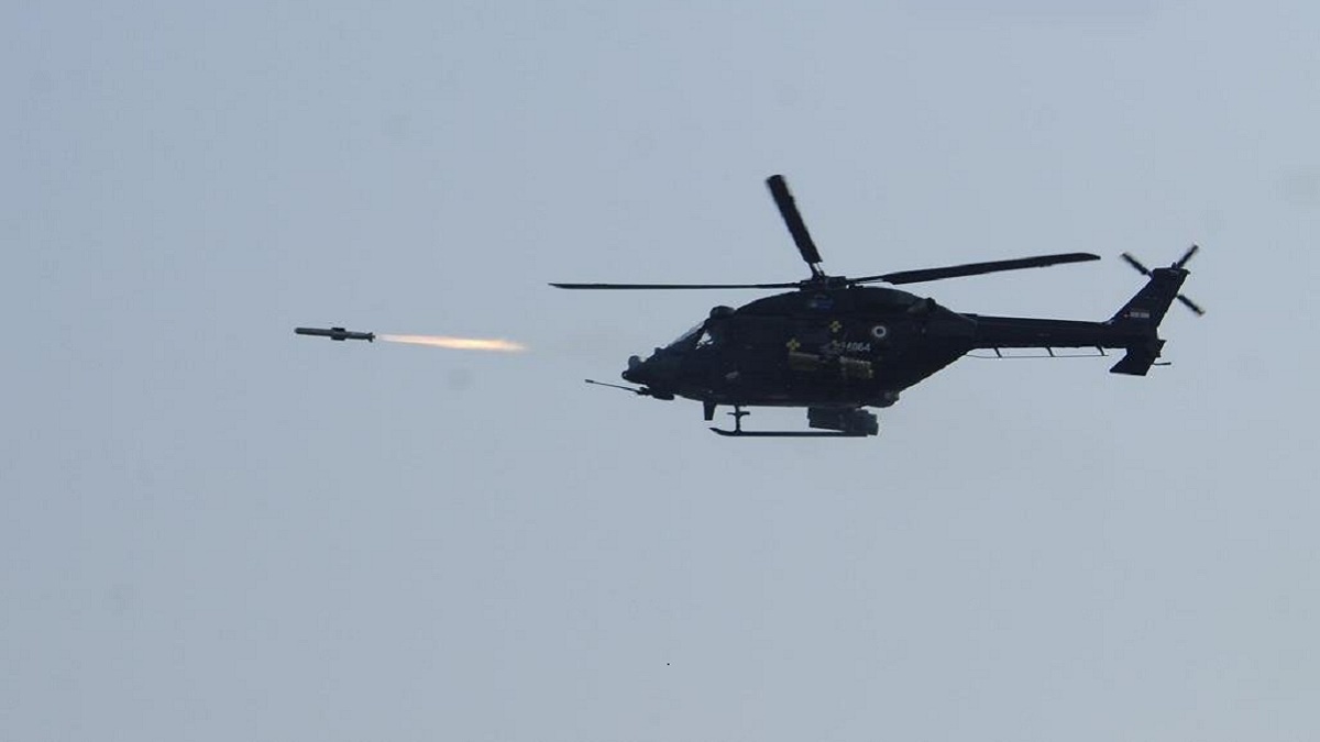 Anti-tank missile Helina successfully flight-tested