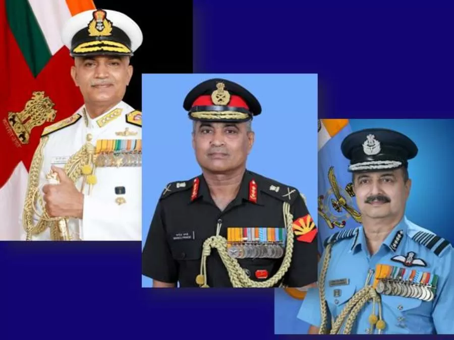 NDA Course Mates as Three Service Chiefs: Lt General Manoj Pande ...