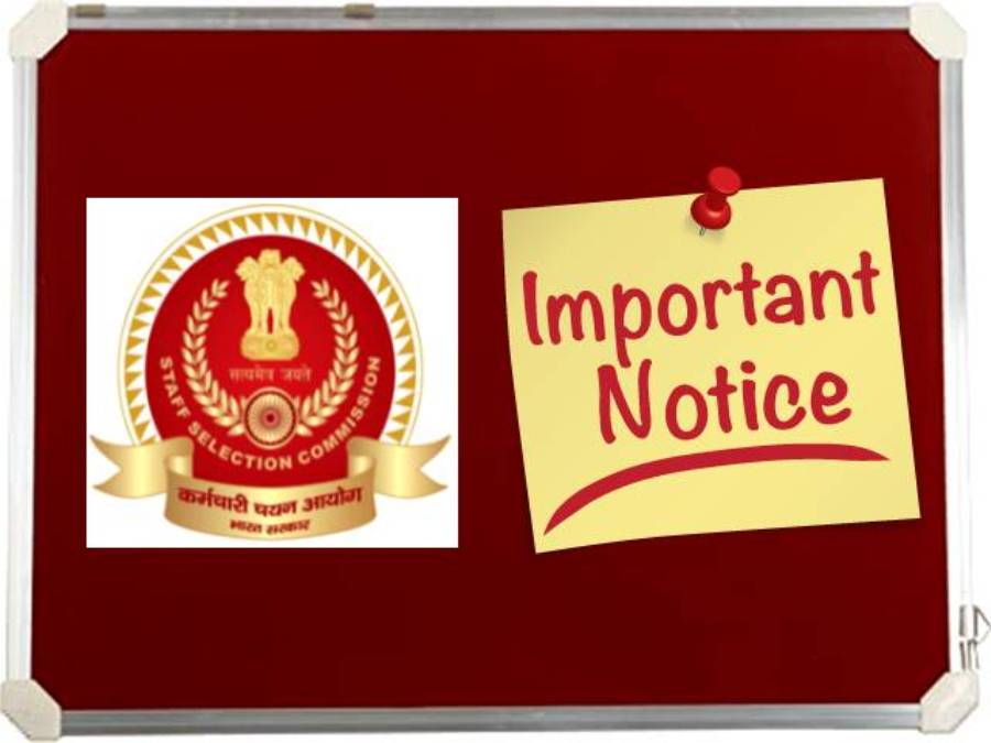 SSC 2022 Exam Important Notice Released @ssc.nic.in