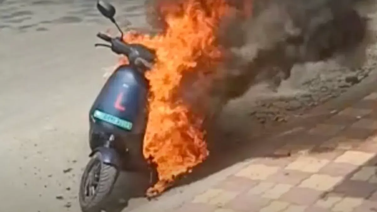 EVs two-wheeler catch fire