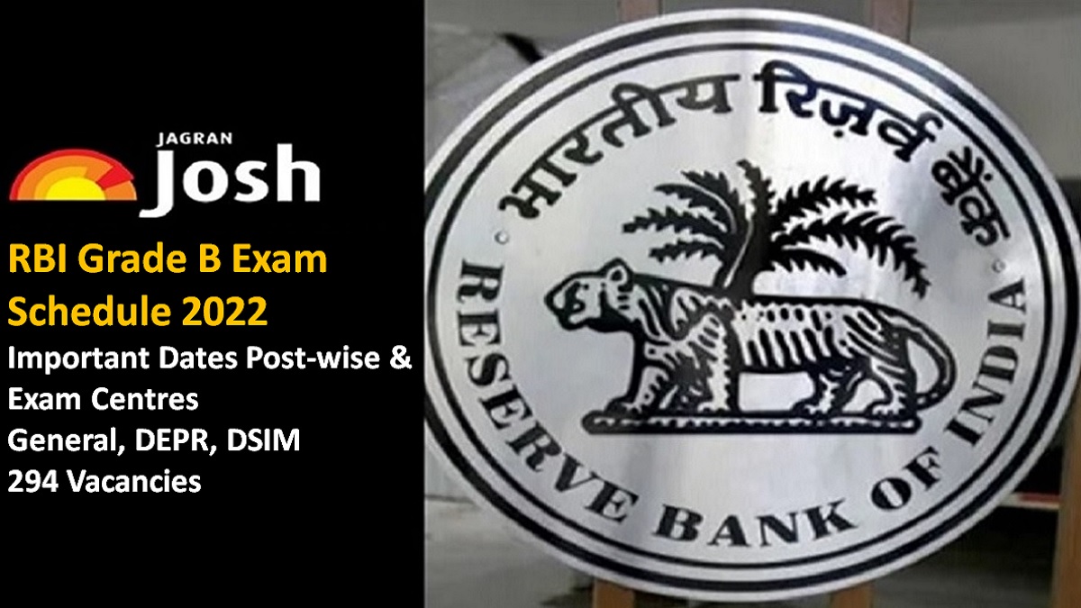 RBI Grade B Exam Schedule 2022 Important Dates Post wise Exam Centres Here