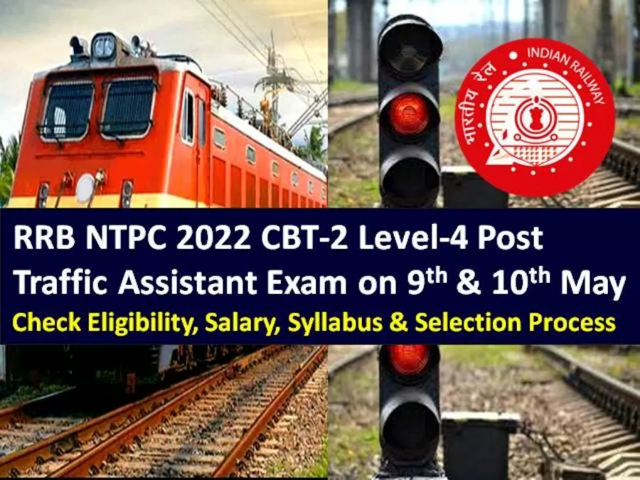 RRB NTPC 2022 Level-4 Traffic Assistant CBT-2 Exam on 9th & 10th May