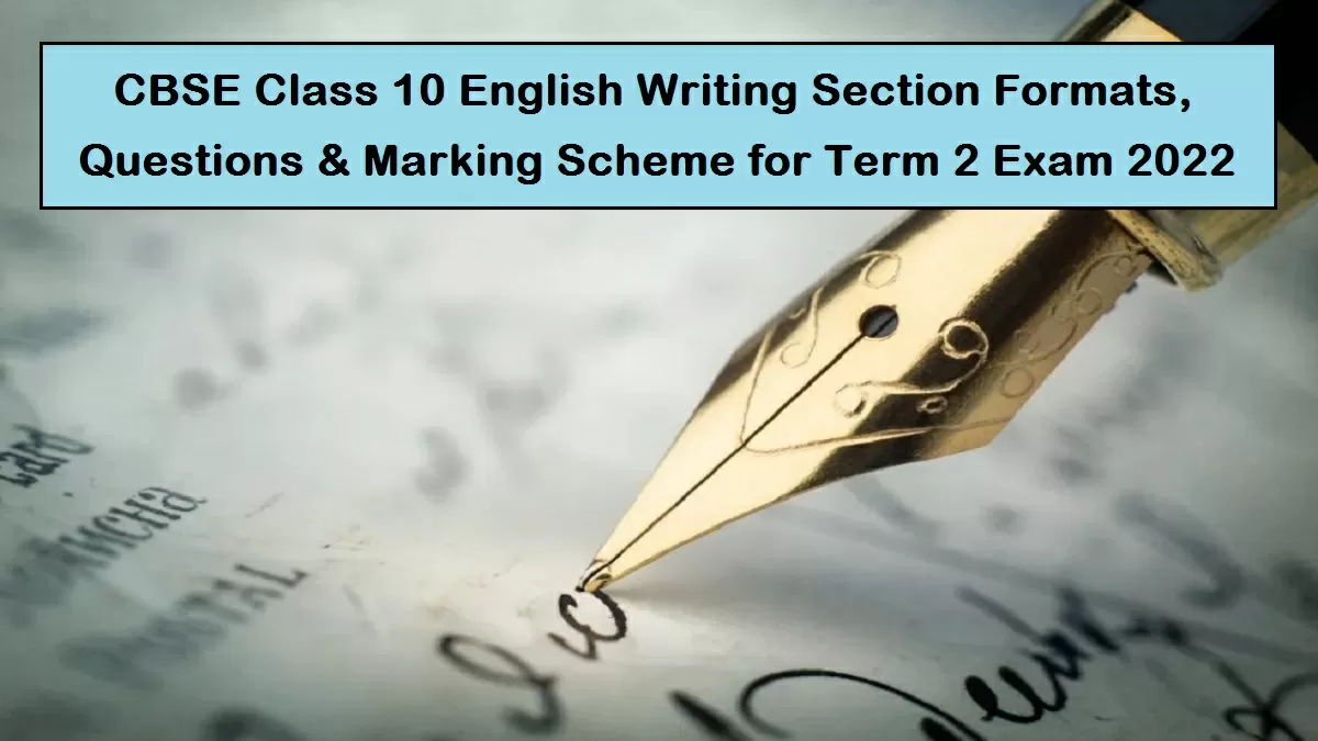 essay writing format cbse class 10