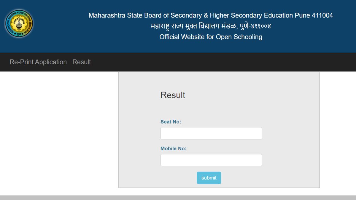 Maharashtra Open School Result 2022 MSBOS Result Declared How To Maharashtra Open School Result 2022 MSBOS Result Declared How To