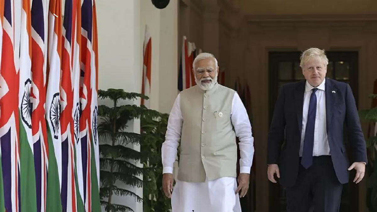 PM Modi- UK PM Boris Johnson hold talks