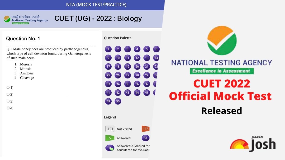 CUET 2022 Mock Test Released