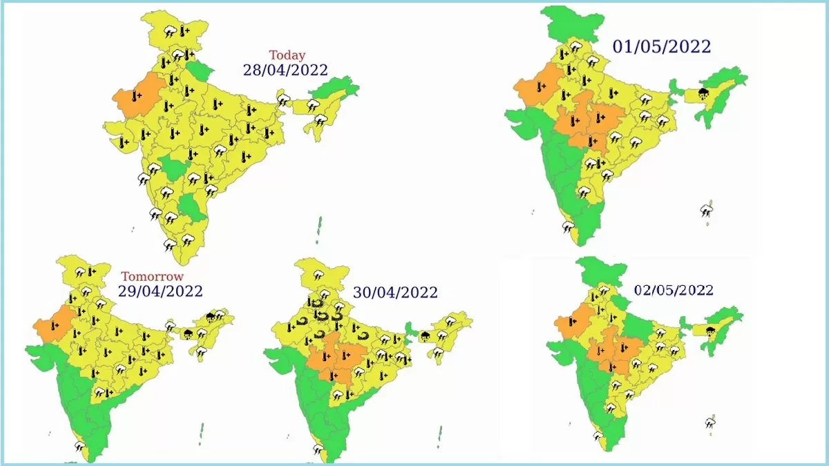 IMD issues heatwave warning for numerous states for at least the next five days