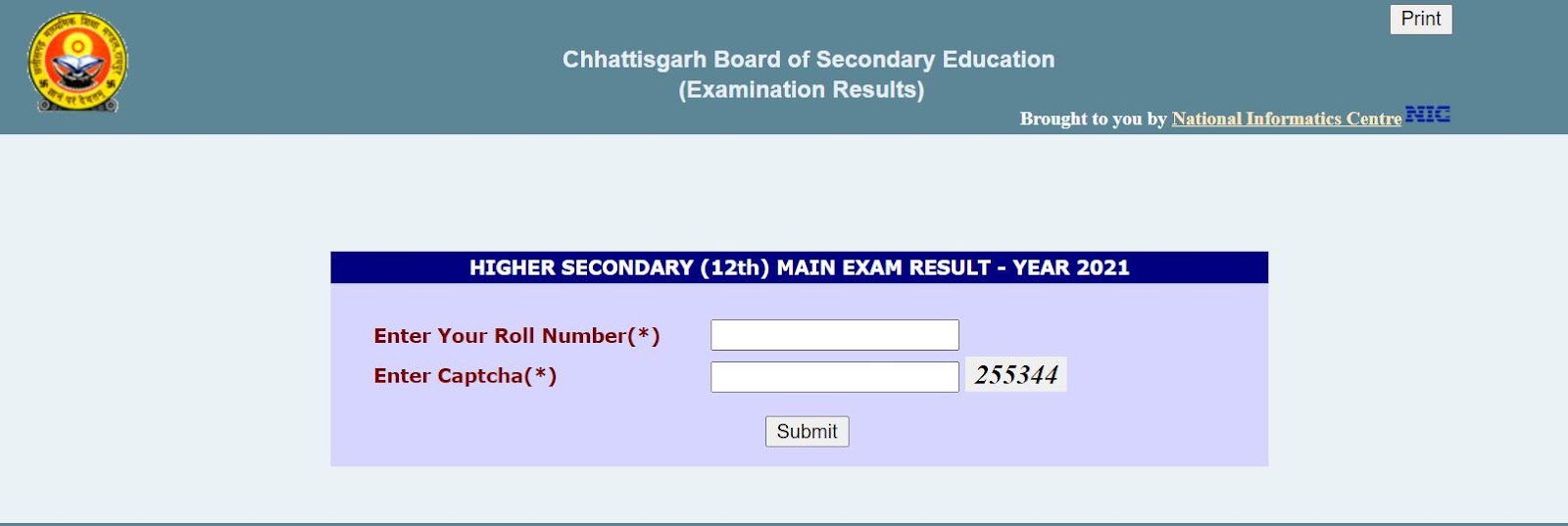 Chhattisgarh Board 12th Result