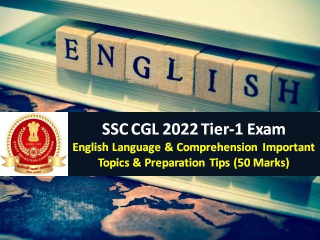 SSC CGL 2022 Exam English Important Topics