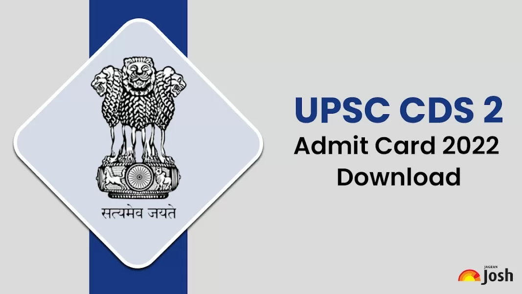 UPSC CDS 2 Admit Card 20-22