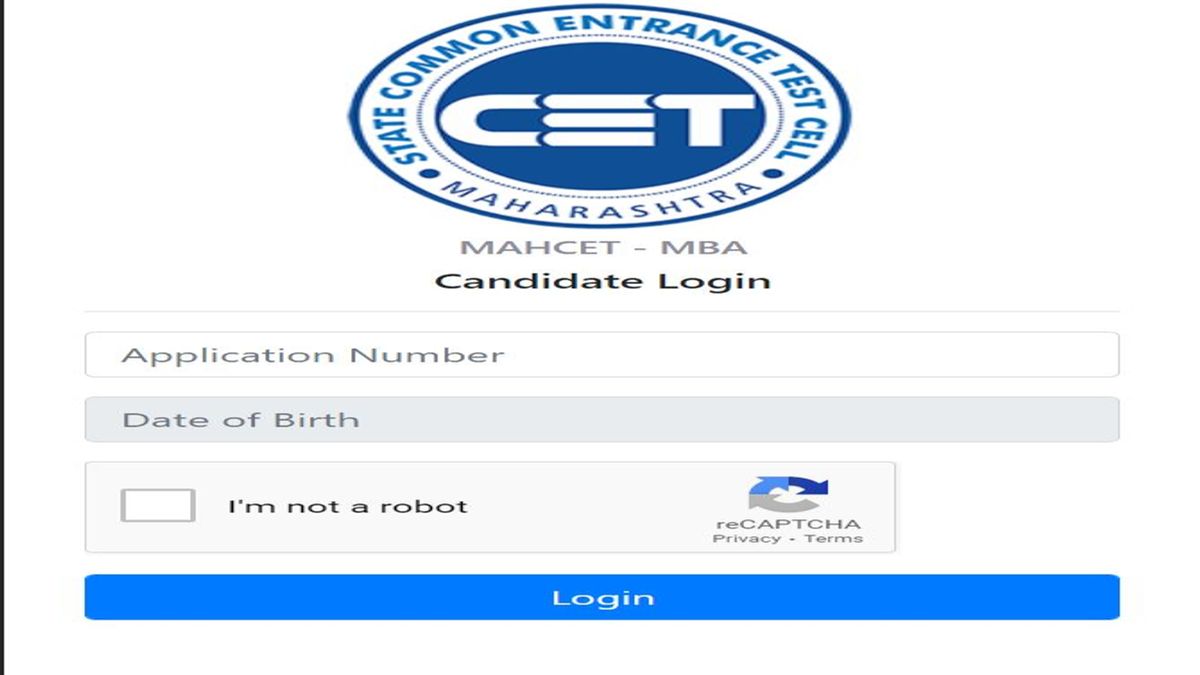 MAH CET 2022 Admit Card for MBA